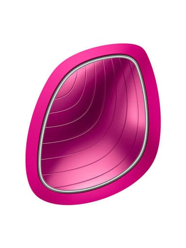 Geske hideg és meleg bőrvasaló /magenta - 1 db