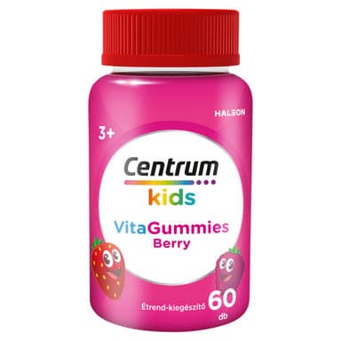 Centrum Kids Berry gumivitamin eper és málna izesítésű - 60 db