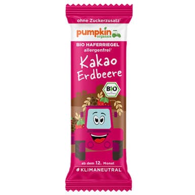 Pumpkin Bio zabszelet eperrel és kakaóval 12 hónapos kortól - 20 g