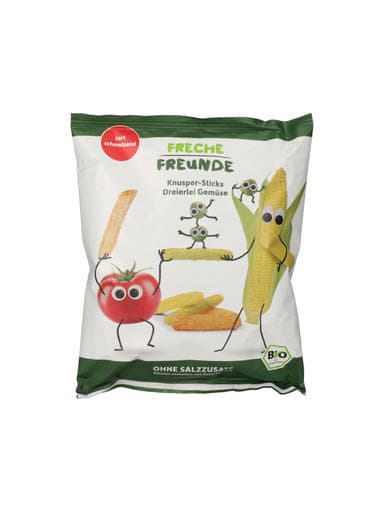 Freche Freunde Bio zöldséges snack, 1 éves kortól - 30 g