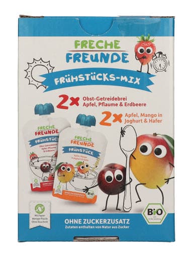 Freche Freunde Bio reggeliző mix 10 hónapos kortól 4 db - 400 g