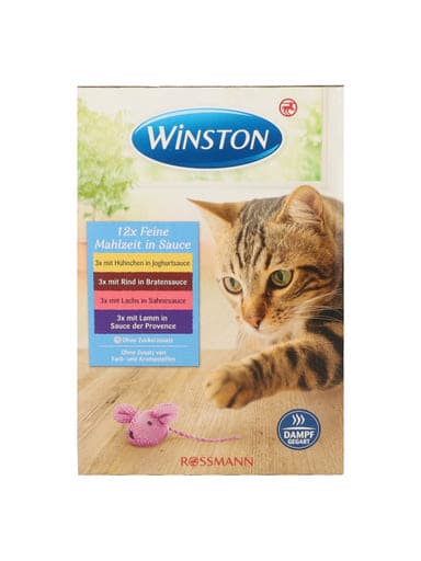 Winston alutasak macskáknak, szószban - 1200 g