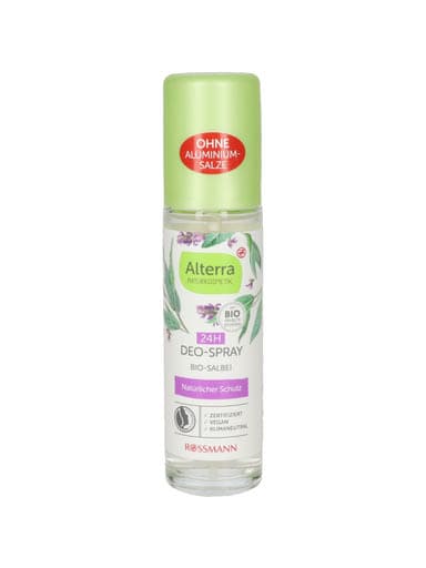 Alterra Naturkosmetik 24h deo -spray bio-zsálya, 75ml