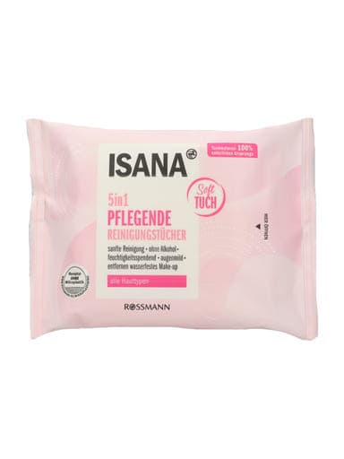 Isana Young arctisztító kendő - 10 db