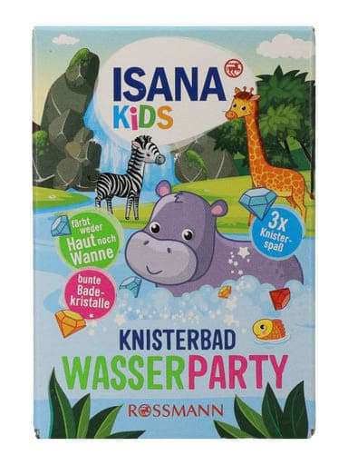 Isana Kids pattogó fürdősó - 3 db