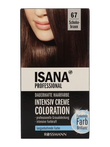 Isana Professional intenzív krémhajfesték /67 csokoládébarna - 1 db