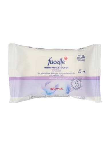 Facelle intim törlőkendő - 15 db