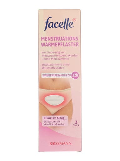 Facelle menstruációs melegítő tapasz - 2 db