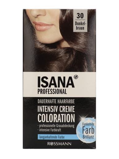 Isana Professional intenzív krémhajfesték /30 sötét barna - 1 db