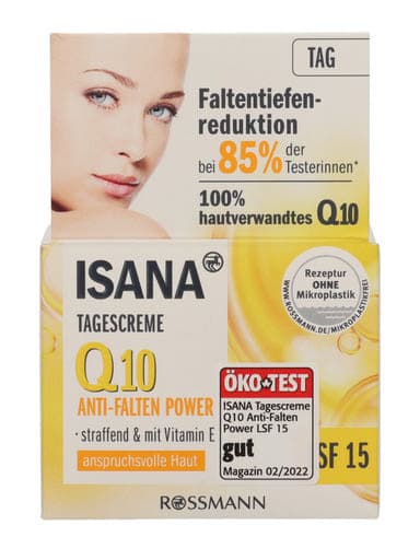 Isana Q10 LSF15 revitalizáló nappali arckrém - 50 ml