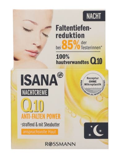 Isana Q10 revitalizáló éjszakai arckrém - 50 ml