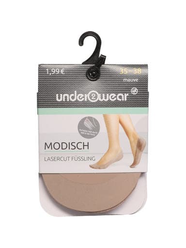 Underwear lézervágott titokzokni /rosa 35/38 - 1 db