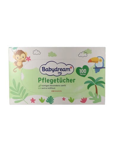Babydream száraz törlőkendő - 100 db