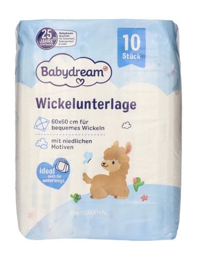 Babydream Pelenkázó Alátét - 10 db
