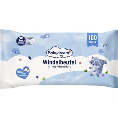 Babydream Pelenkagyűjtő Zacskó - 100 db
