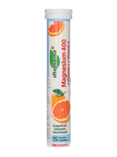 Altapharma Magnézuim 400 + C-vitamin + E-vitamin pezsgőtabletta - 97,5 g