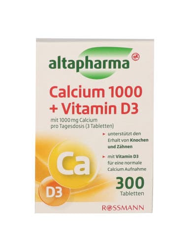 Altapharma CA+D3 Tabletta - 300 db