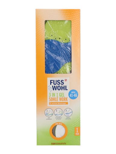 Fuss Wohl zselés talpbetét férfi 41-46 - 1 pár