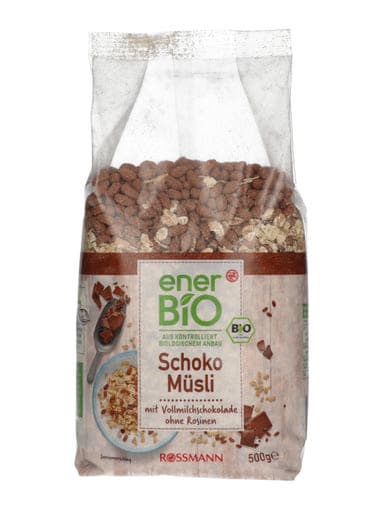 enerBio csokis müzli - 500g