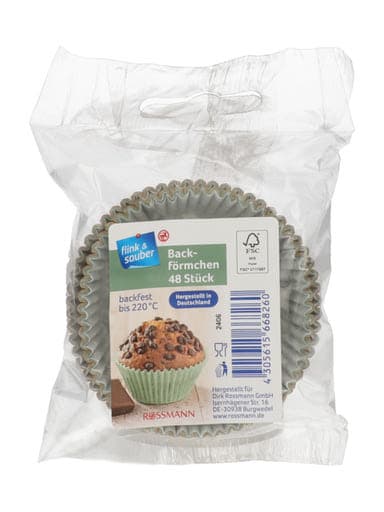 Flink&Sauber muffinpapír - 48 db