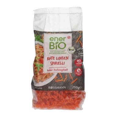 enerBio vöröslencse spirelli - 250 g