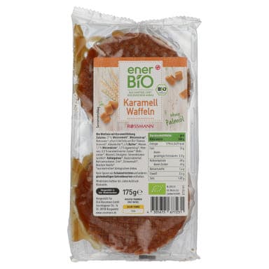 enerBio karamellás ostya - 175 g