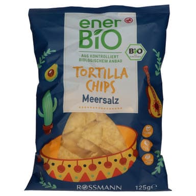 enerBio tortilla chips natúr - 125 g