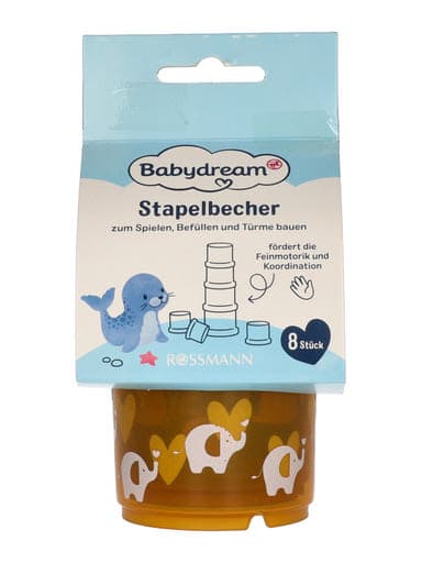 Babydream Játszópohár 6 Hónapos Kortól - 1 db