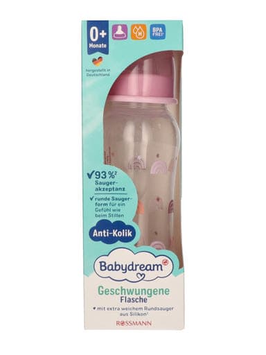Babydream cumisüveg 0-6 hónapos korig 240 ml - 1 db