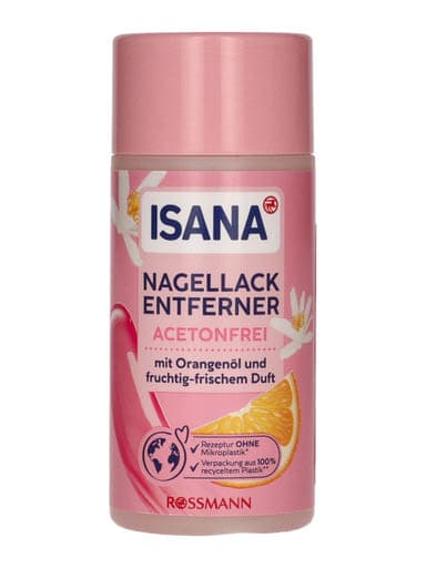 Isana körömlakklemosó, aceton mentes - 125 ml