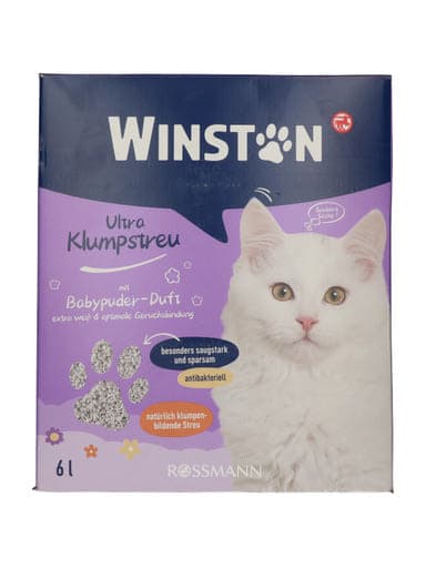 Winston macskaalom babapúder illattal - 6000 ml