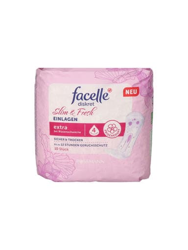 Facelle Slim&Fresh extra inkontinencia betét - 10 db