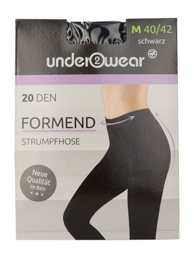 Underwear Formed alakformáló harisnya 20 Den fekete M - 1 db