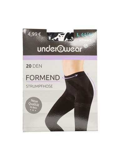 Underwear Formed harisnya 20Den fekete, 44/46 - 1 db