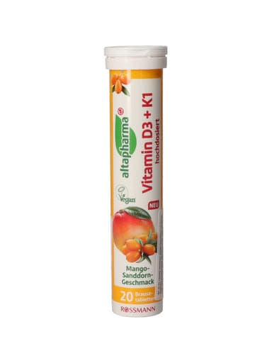 Altapharma pezsgőtabletta D+K vitamin - 20 db