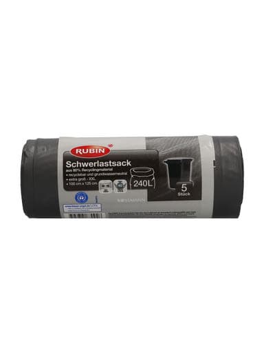 Rubin szemeteszsák 240 L - 5 db