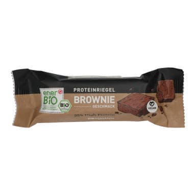 Ener-bio fehérjeszelet, csokoládé & brownie ízesítésű - 40 g