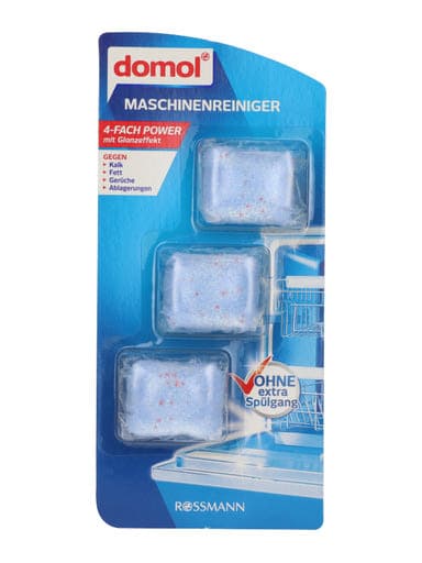 Domol mosogatógép tisztító tabletta 3*20 g - 3 db