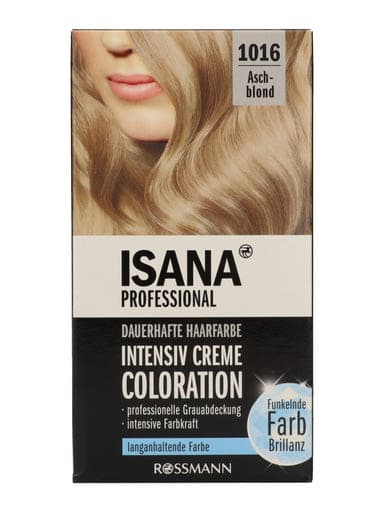 Isana Professional intenzív krémhajfesték /1016 hamuszőke - 1 db