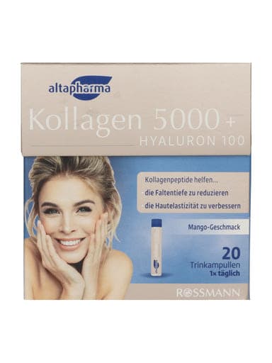 Kollagén 5000 + hialuron 100 ivóampulla - 25 ml