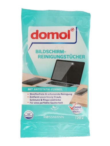 Domol képernyőtisztító kendő - 20db