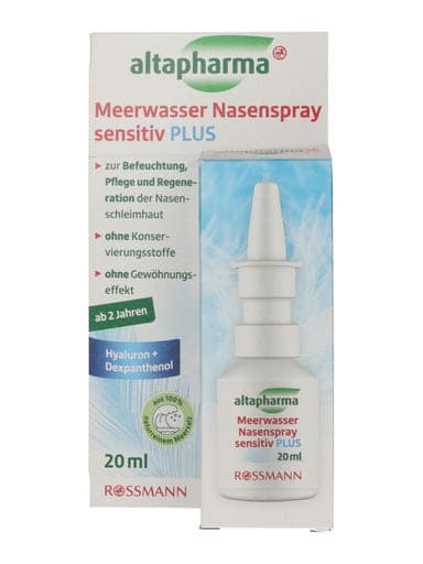 Altapharma Sensitiv Plusz tengervíz orrspray - 20 ml