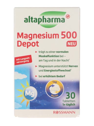 Altapharma Magnézium 500 tabletta - 30 db