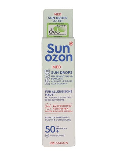 Sunozon Med fényvédő szérum LSF50+ - 30 ml