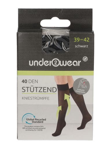 Underwear térdharisnya 39/42 fekete 40den - 1 db