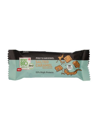 Ener-Bio vegán proteinszelet sóskaramella ízű - 40 g