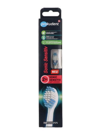 Prokudent Sonic Sensitive elektromos fogkefe pótfej - 2 db