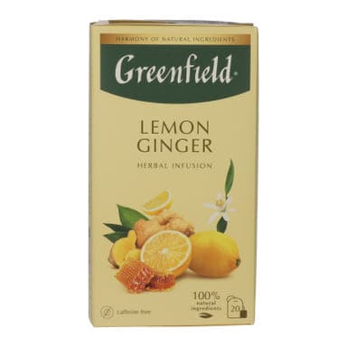 Greenfield citrom-gyömbér tea - 30 g