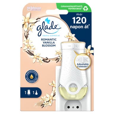 Glade Romantic Vanilla Blossom elektromos légfrissítő készülék - 20 ml