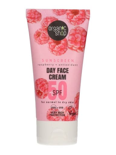 Organic Shop mindennapos arcápoló krém SPF50 - 50 ml